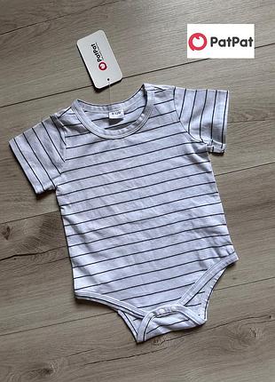 Боди в полоску на малыша 9-12 мес patpat