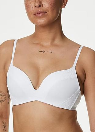70d комфортный хлопковый бюстгальтер без косточек с пуш-апом