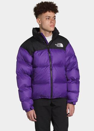 Tnf The North Face 1996 retro nuptse куртка пуховик мужская фиолетовая теплая зимняя 700 унисекс6 фото