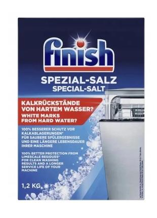 Сіль для посудомийних машин finish spezial salz 1,2 кг німеччина