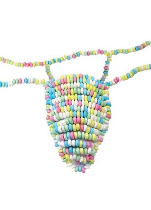 Чоловічі їстівні стрінги candy з цукерок