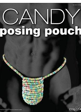 Чоловічі їстівні стрінги candy з цукерок