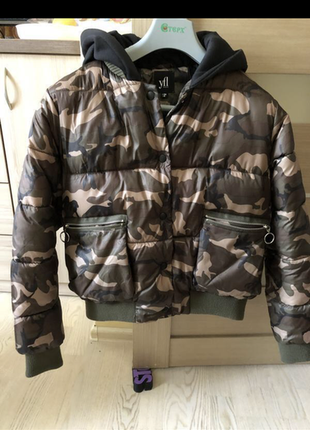 Куртка милитари дутик пуховик хаки под north zara pinko с капюшоном