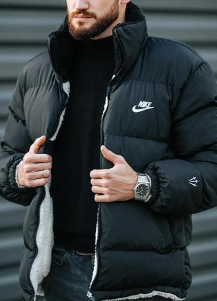 Двухсторонняя куртка nike black4 фото