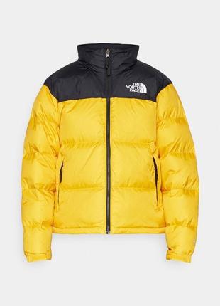 Tnf XL / 62 nuptse трендовая желтая мужская куртка пуховик яркий трендовый 1996 retro теплый зимний унисекс