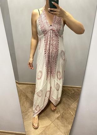 Летнее пляжное платье