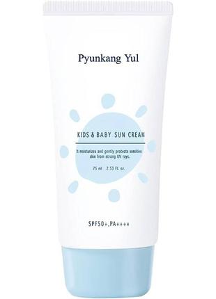 Спф для детей и младенцев pyukang yul kids &amp; baby sun cream1 фото