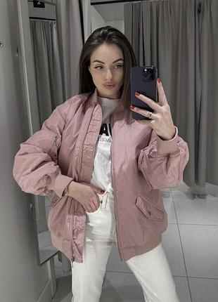 Бомбер zara