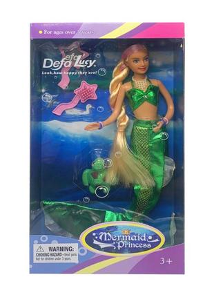 Кукла defa 20983 русалка зеленый , лучшая цена