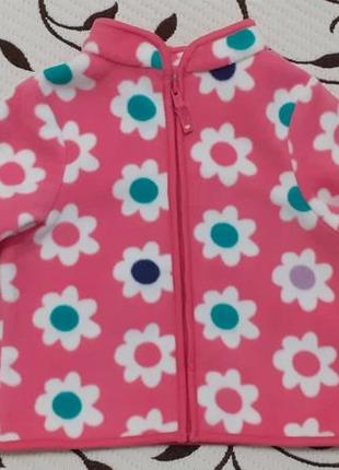 Кофта флісова на дівчинку 3-6 місяців, фірми mothercare