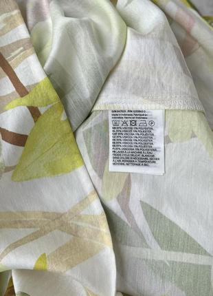 Новое вискозное ярусное длинное платье сарафан h&m свободного кроя10 фото