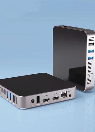 Потужний міні-пк firebat ak7 n3350 6/64gb. windows 11 портативний домашній комп'ютер