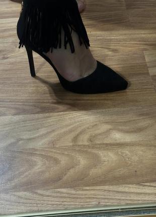 Туфлі з натуральної замші