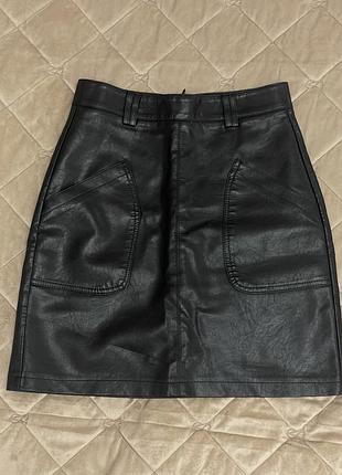 Кожаная юбка 2