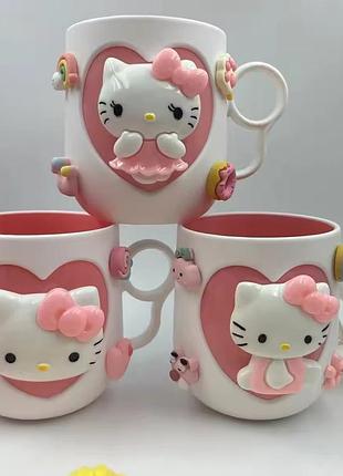 Чашка с персонажем hello kitty