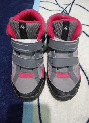 Демисезонные ботинки quechua decathlon 31 размер, 19,5 см