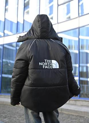 Зимняя куртка для парня подростка с лого tnf