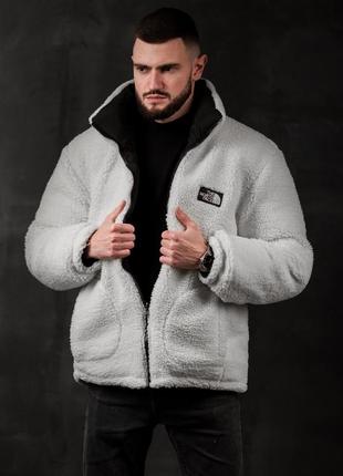 Двухсторонняя куртка the north face black2 фото