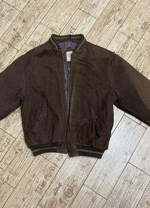 Шкіряний бомбер, quality casuals, l