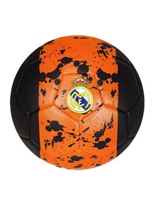 Мяч футбольный bambi fb20120 №5,pu диаметр 21,3 см оранжевый , лучшая цена