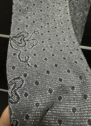 Колготи дитячі сірі з  срібним візерунком, колготки5 фото