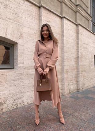 Стильна сукня міді 2