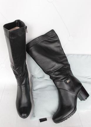 Зимние кожаные, замшевые сапоги, ботинки, ботинки, ботинки 40 размера