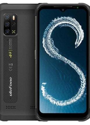 Защищенный смартфон ulefone armor 12s black 8/128 гб мощный телефон с большим экраном и батареей