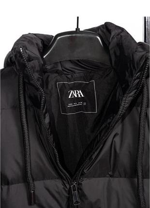 Zara пуховик, мега удобный и теплый