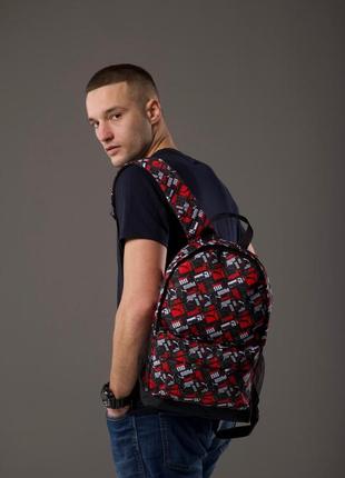 Cпортивний чоловічий жіночій міський рюкзак з принтом puma пума6 фото