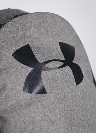 Рюкзак сірий меланж (велике лого) under armour10 фото