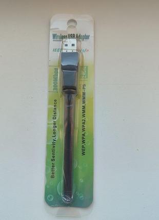 Usb wi-fi адаптер ralink rt-5370/7601 wifi роутер 802.11 b, g, n з антеною