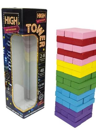 Розважальна гра high tower дженга strateg 30960, найкраща ціна