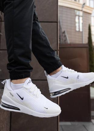 Кросівки чоловічі nike air max 270 white2 фото