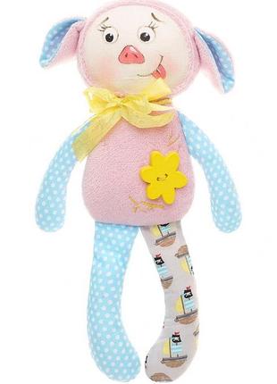 М'яка дитяча плюшева іграшка комфортер - порося