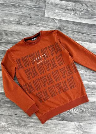 Теракотовий світшот з нюансом