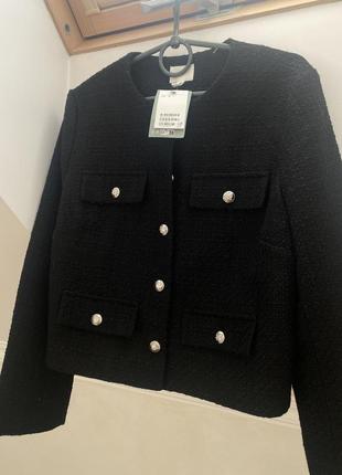 Твідовий жакет,кардиган h&m