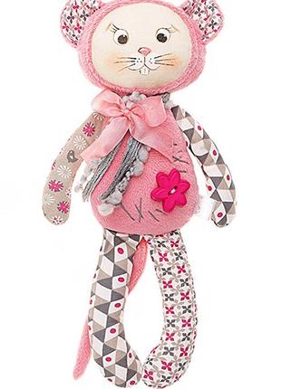 Мягкая детская плюшевая игрушка - мышонок