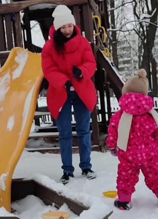 Пуховик червоний