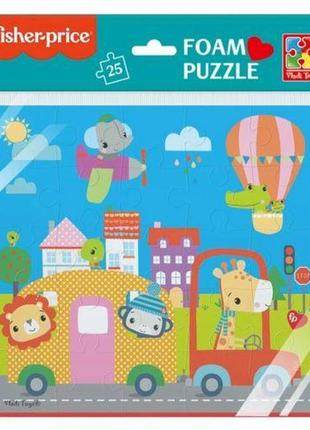 Мягкие пазлы 22х23 "fisher-price. город" vt1109-05 (укр)