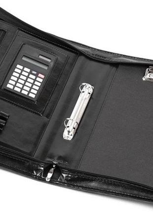 Папка формату а5 jpb зі шкірозамінника чорна