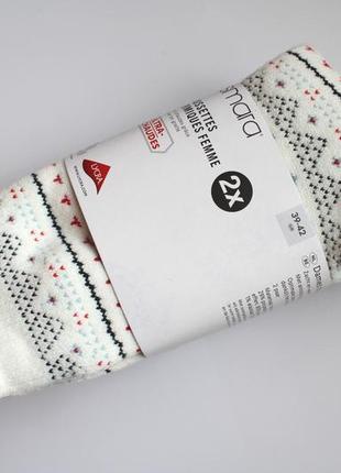 Комплект в'язаних шкарпеток-тапочок жіночих 2 пари esmara ian 427829_2301 35-38 різнокольоровий 271020241550