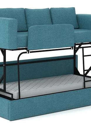 Диван-трансформер rumi (turquoise) бирюзовый тм knap knap