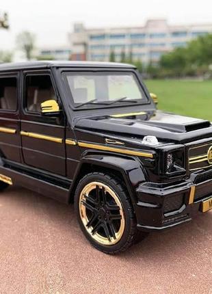 Машинка mercedes-benz g65 amg brabus коллекционная металлическая модель 1:24