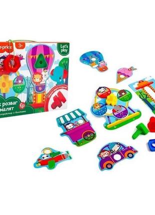 Конструктор  fisher-price. парк розваг для малят  vt2905-21 (укр)