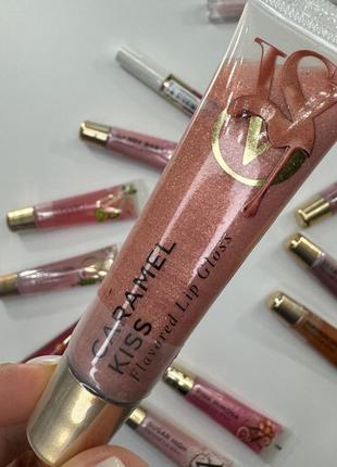 Блиск для губ caramel kiss victoria's secret flavored lip gloss1 фото