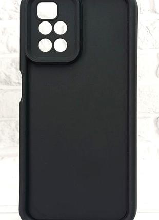 Чехол shock case для xiaomi redmi 10 2022 бампер силиконовый черный