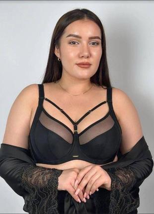 Бюстгальтер orhideja мягкая чашка на каркасах та зі стрепами 90g(р) чорний (103-000)