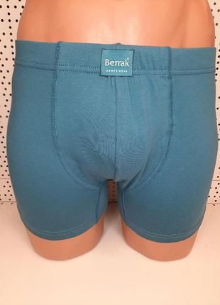 Труси чоловічі berrak боксери m (р) бірюзовий (4498)