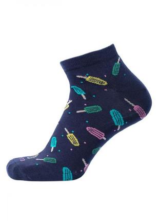 Шкарпетки жіночі duna демісезонні бавовняні 38-40(р) темно-синій (3079)
